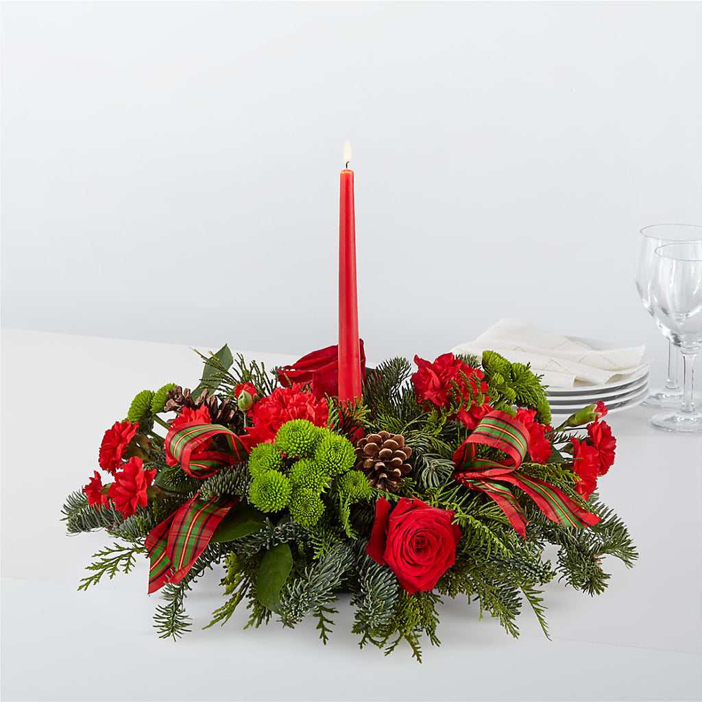 By the Candlelight Centerpiece – LULU & J FLOWERS, Orange CA