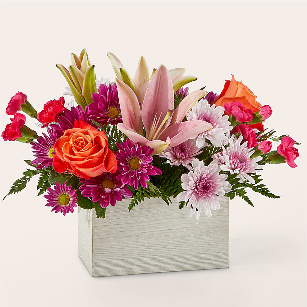 Light of My Life Box Bouquet – LULU & J FLOWERS, Orange CA