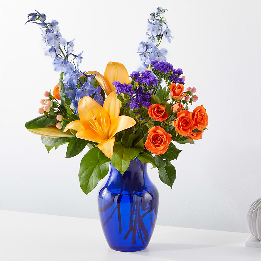 Radiant Citrus Bouquet – LULU & J FLOWERS, Orange CA