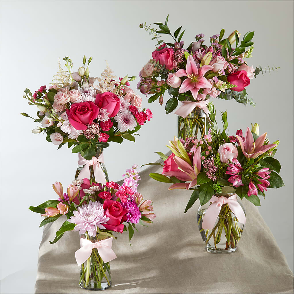 Pink Ribbon - A Florist Original – LULU & J FLOWERS, Orange CA
