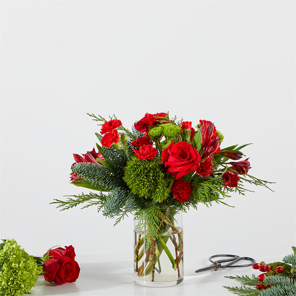 Merry Moment Bouquet – A Florist Original – LULU & J FLOWERS, Orange CA