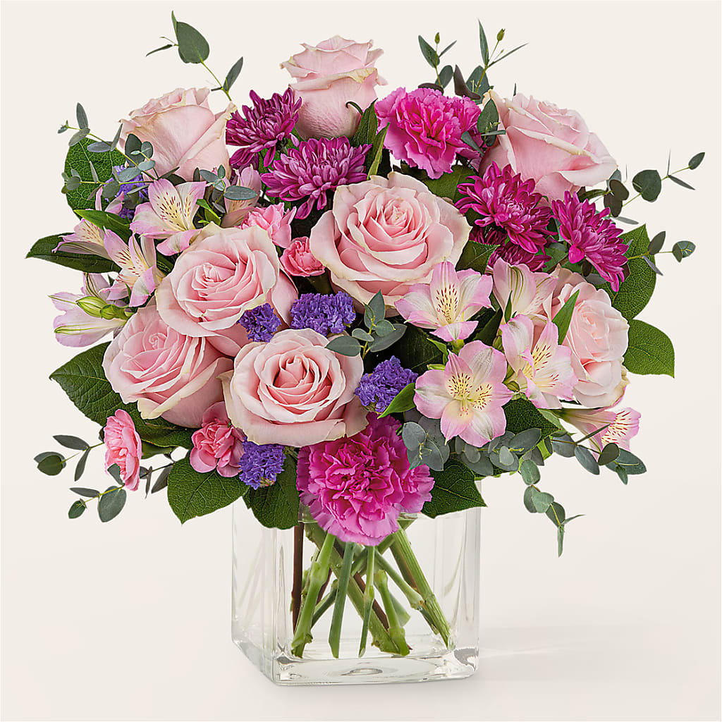 Rosy Radiance Bouquet – LULU & J FLOWERS, Orange CA