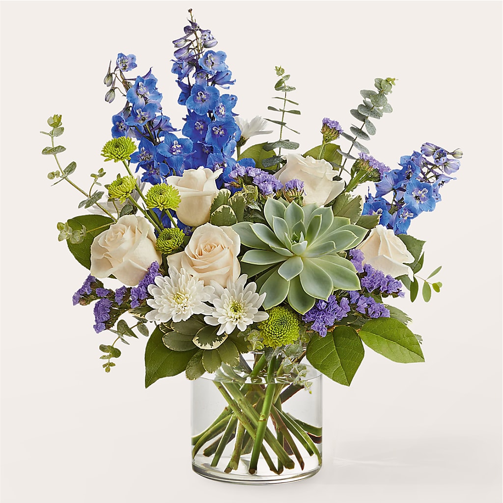 Cerulean Waves Bouquet – LULU & J FLOWERS, Orange CA