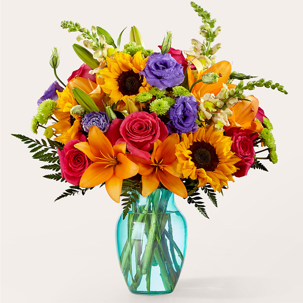 Double Rainbow Bouquet – LULU & J FLOWERS, Orange CA