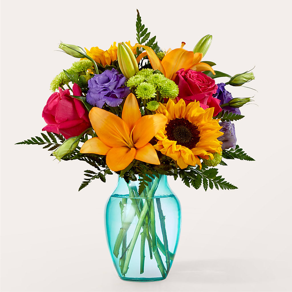 Double Rainbow Bouquet – LULU & J FLOWERS, Orange CA