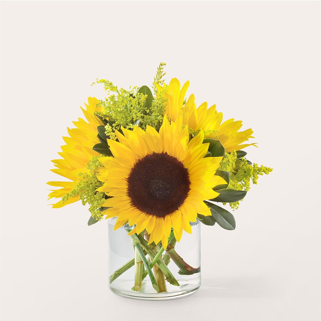 Beaming Sunflower Bouquet – LULU & J FLOWERS, Orange CA