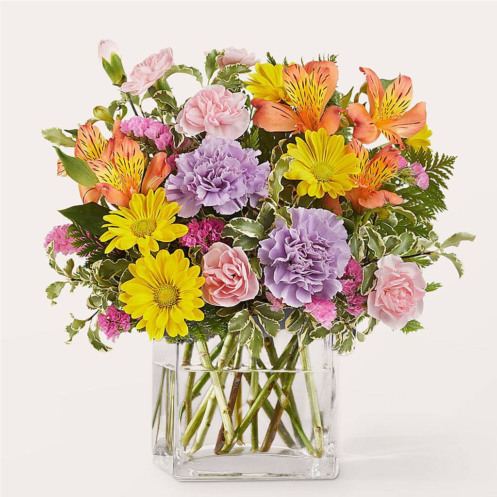 Shades of Happiness Bouquet – LULU & J FLOWERS, Orange CA