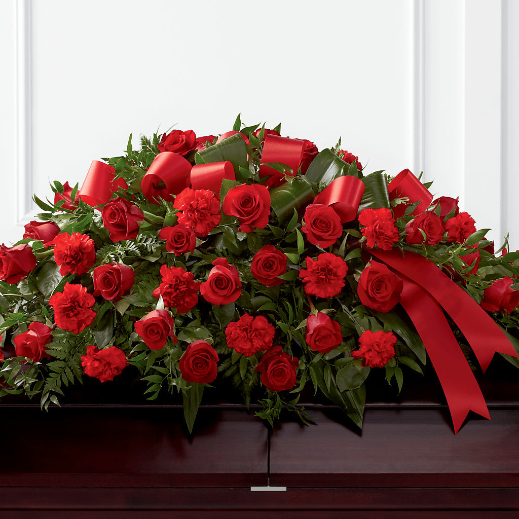 Tribute of Life Casket Spray – LULU & J FLOWERS, Orange CA