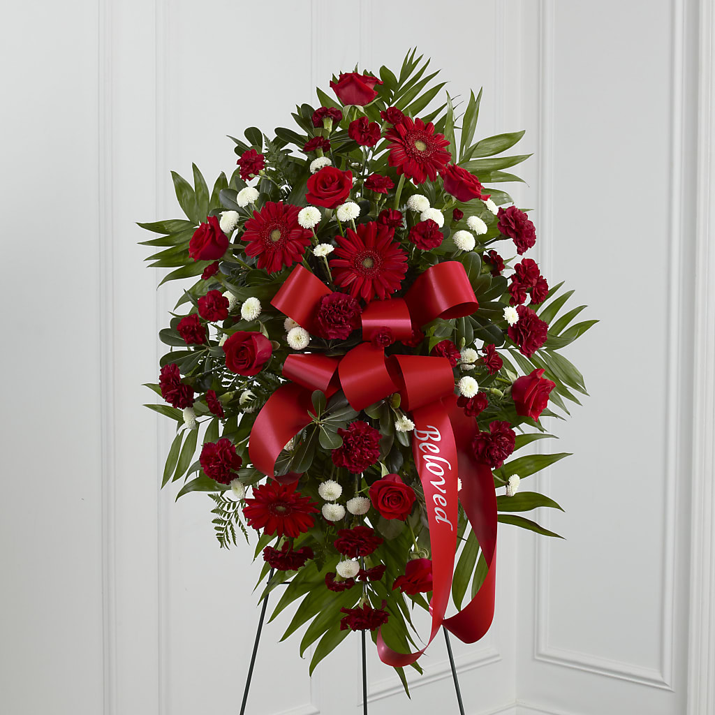 Treasured Memories Standing Spray – LULU & J FLOWERS, Orange CA