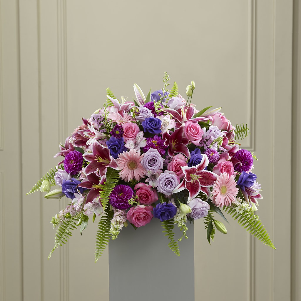 Fare Thee Well Pedestal – LULU & J FLOWERS, Orange CA