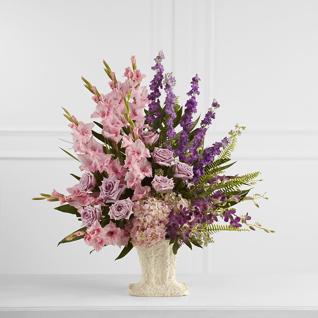 Flowing Garden Arrangement – LULU & J FLOWERS, Orange CA