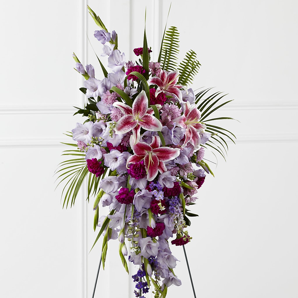 Tender Touch Standing Spray – LULU & J FLOWERS, Orange CA