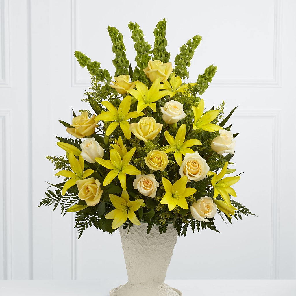 Golden Memories Arrangement – LULU & J FLOWERS, Orange CA