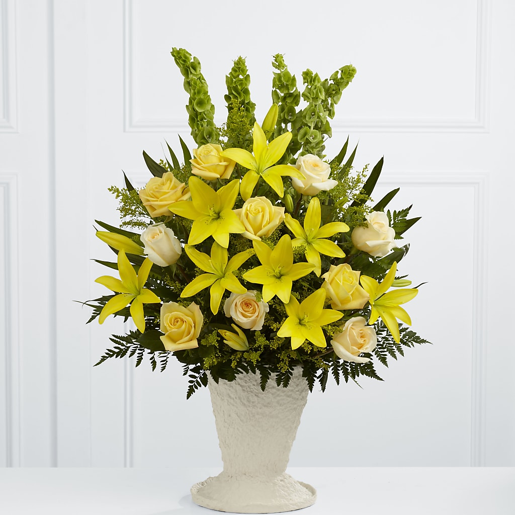 Golden Memories Arrangement – LULU & J FLOWERS, Orange CA
