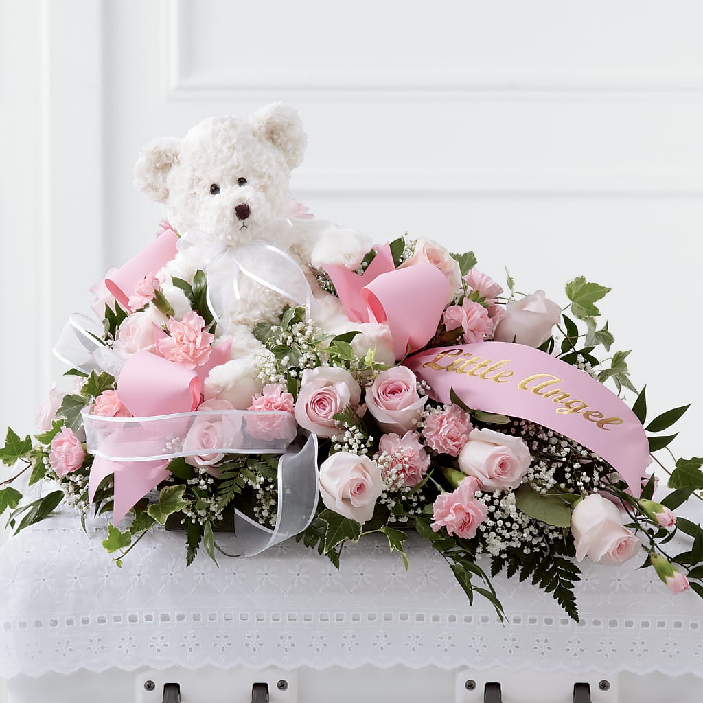 Touch of Sympathy Casket Spray – LULU & J FLOWERS, Orange CA