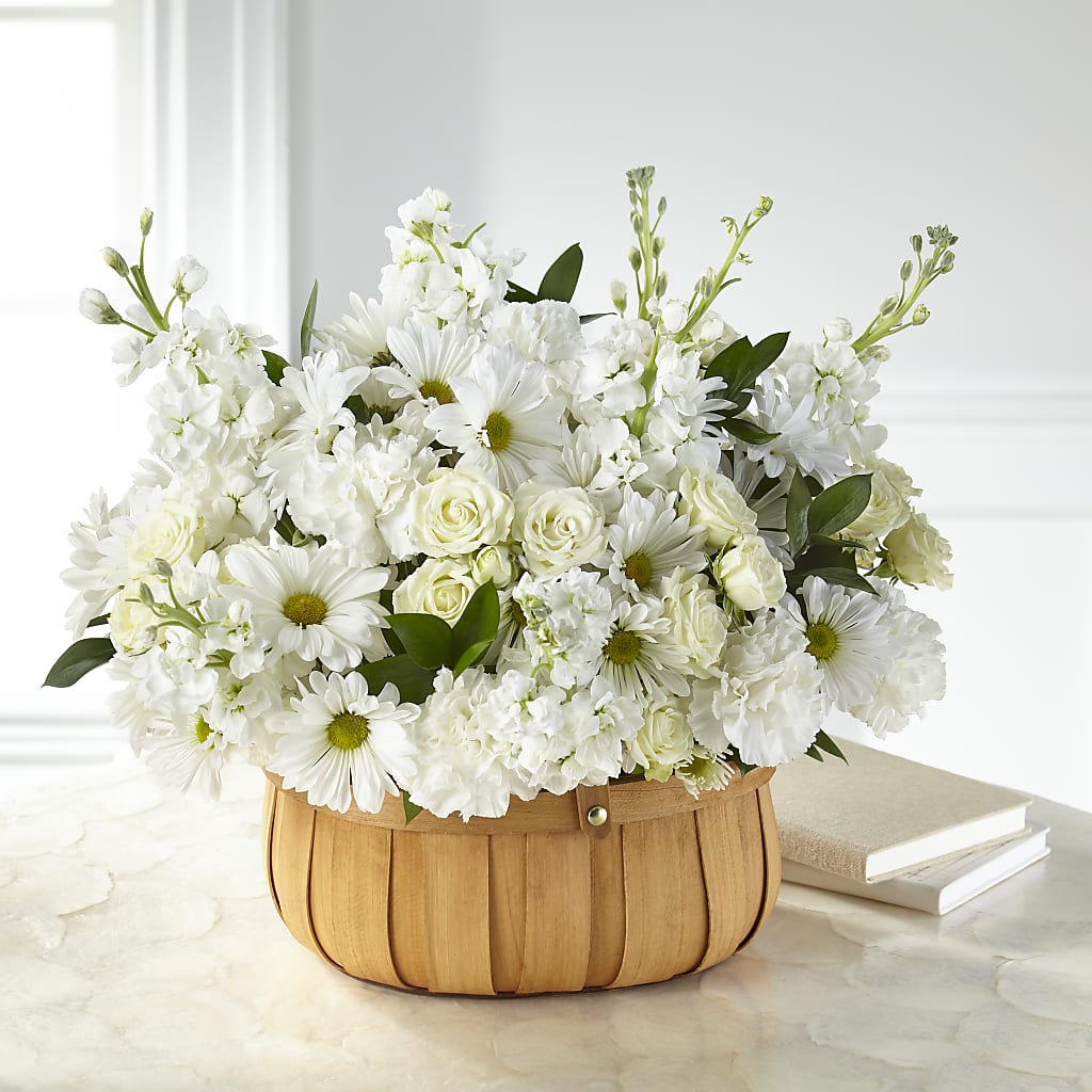 Graceful Garden Basket – LULU & J FLOWERS, Orange CA