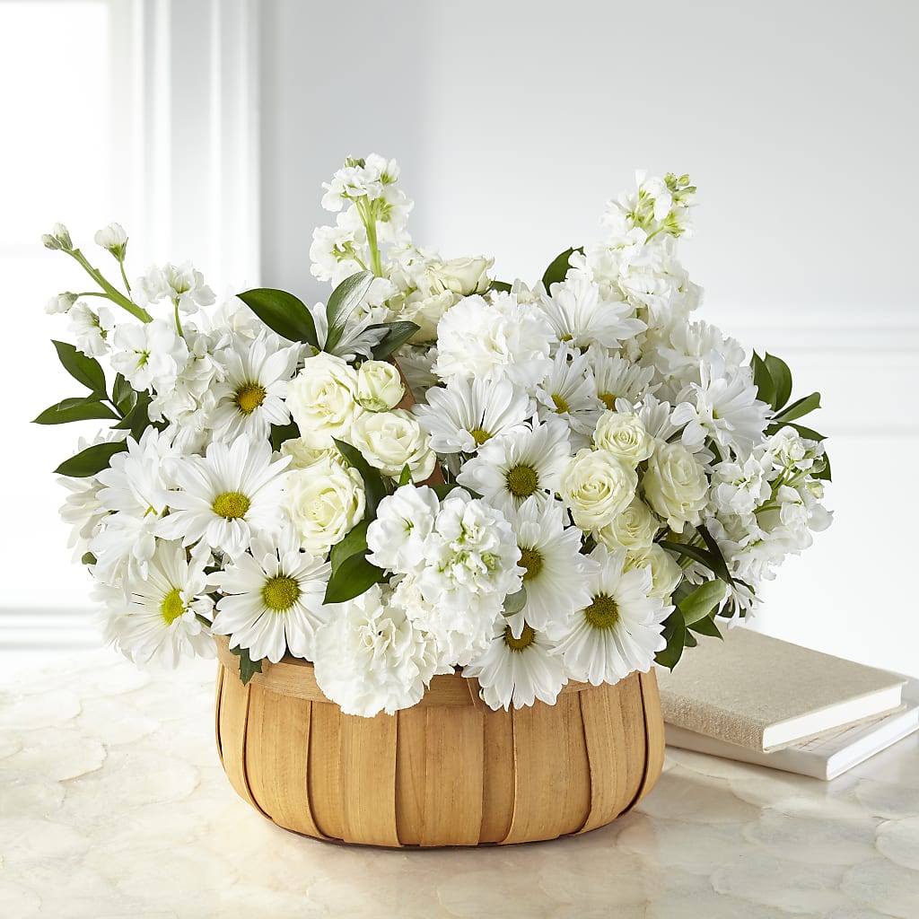 Graceful Garden Basket – LULU & J FLOWERS, Orange CA