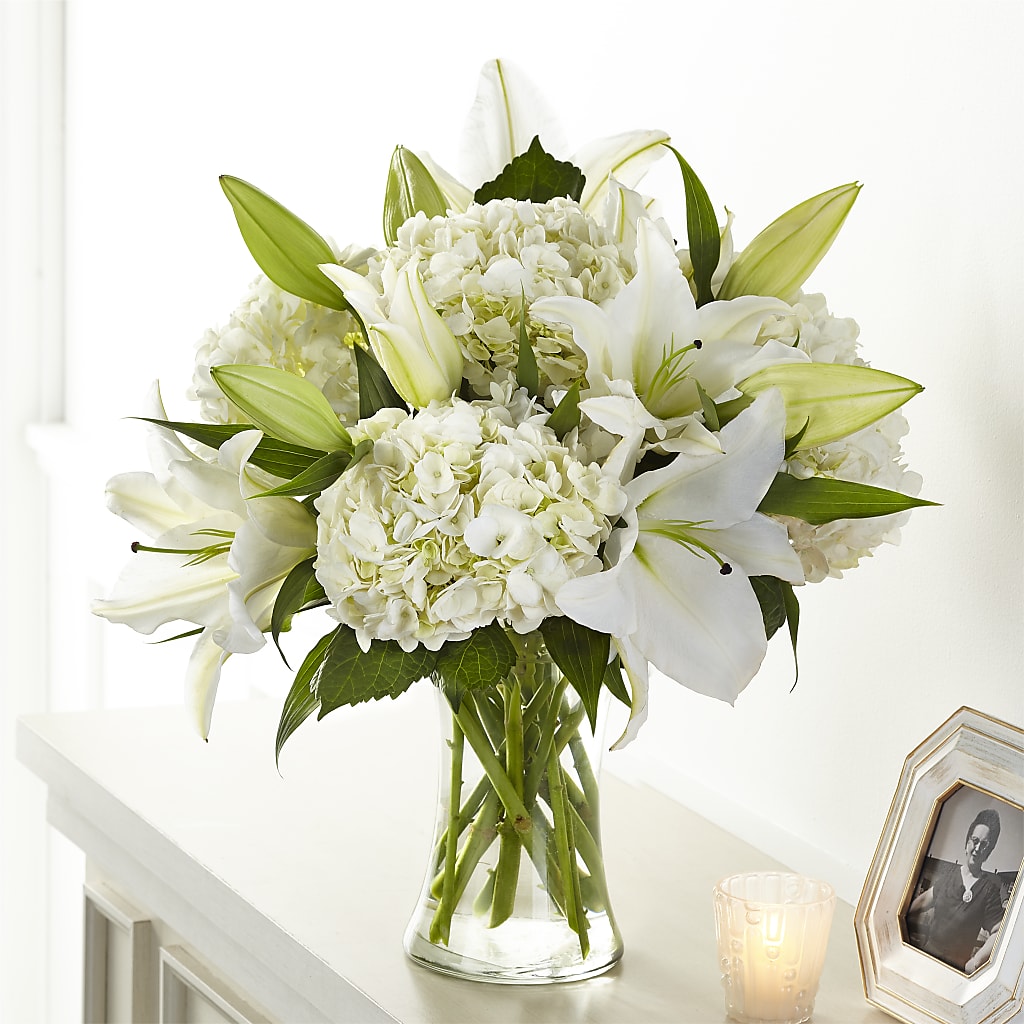 Compassionate Lily Bouquet – LULU & J FLOWERS, Orange CA