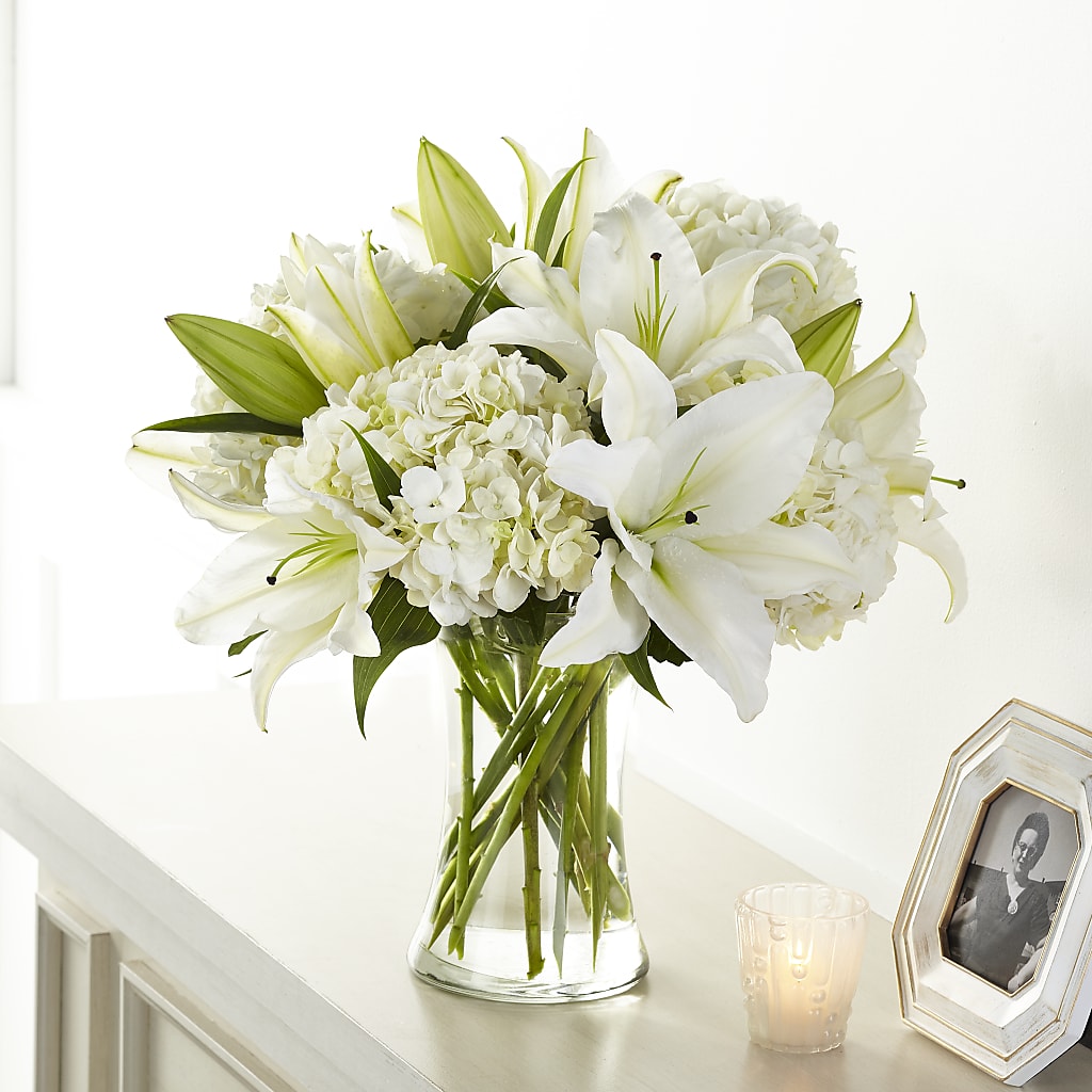 Compassionate Lily Bouquet – LULU & J FLOWERS, Orange CA
