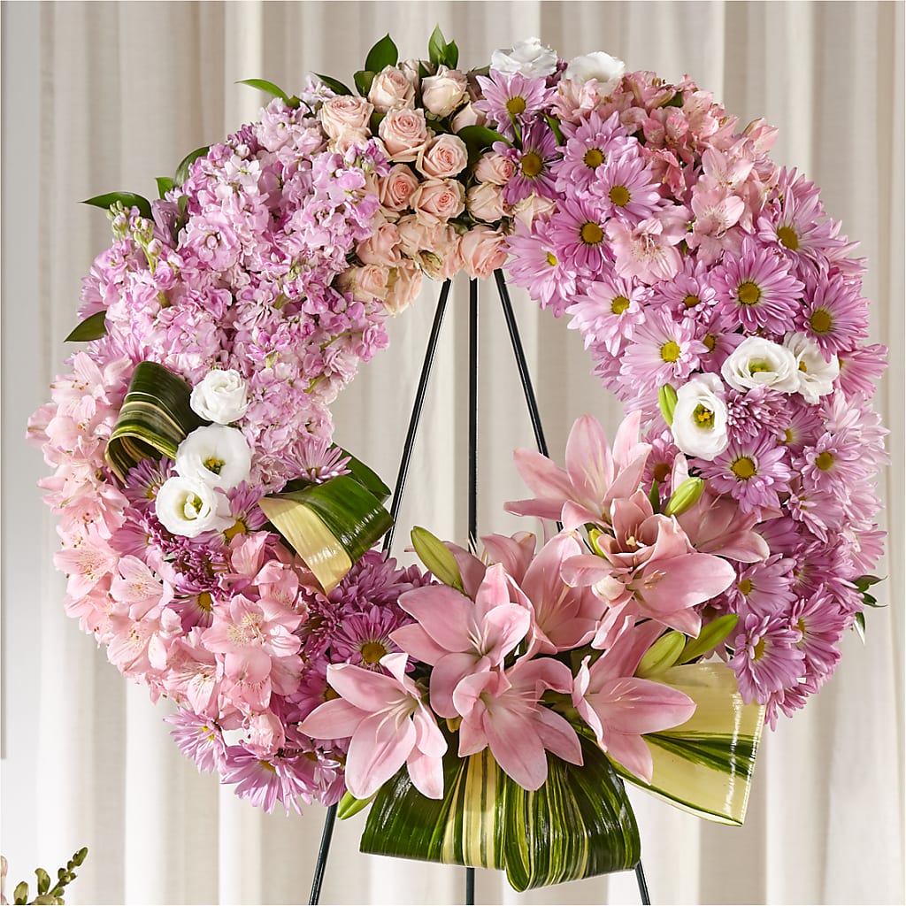Gift of Warmth Wreath – LULU & J FLOWERS, Orange CA