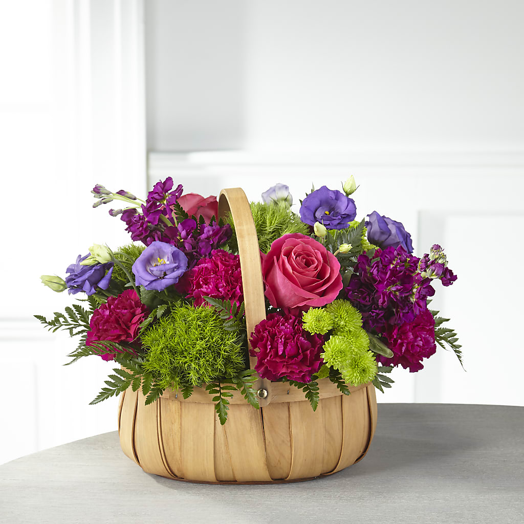 Serene Sanctuary Basket – LULU & J FLOWERS, Orange CA