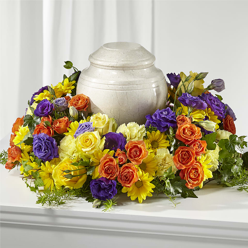 Blossoms of Remembrance Cremation Adornment – LULU & J FLOWERS, Orange CA