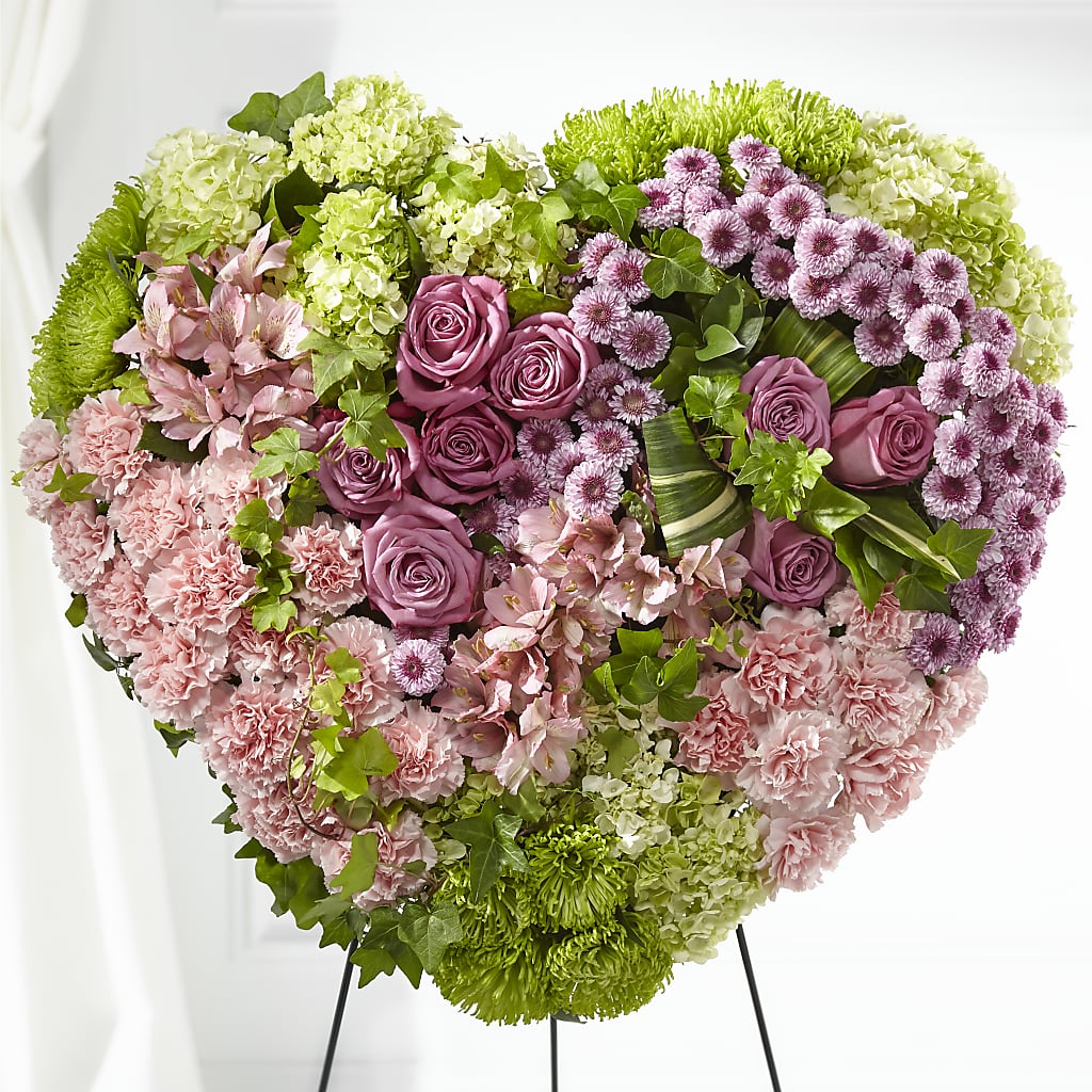 Heartwarming Standing Heart – LULU & J FLOWERS, Orange CA