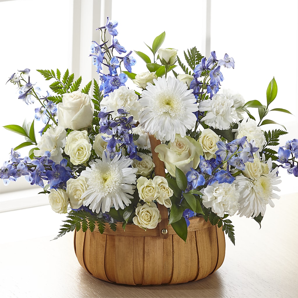 Harmony & Grace Basket – LULU & J FLOWERS, Orange CA