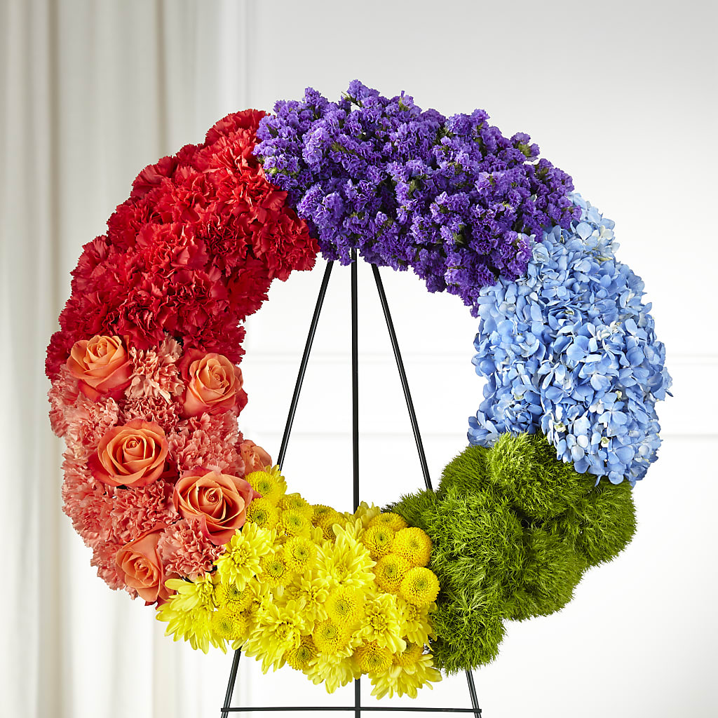 Circle of Love Wreath – LULU & J FLOWERS, Orange CA
