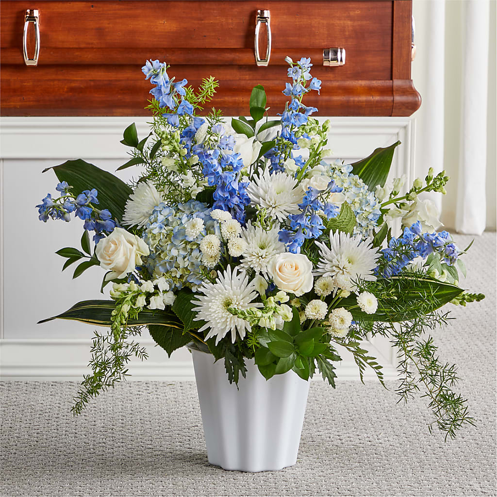 Everlasting Memories Floor Basket – LULU & J FLOWERS, Orange CA