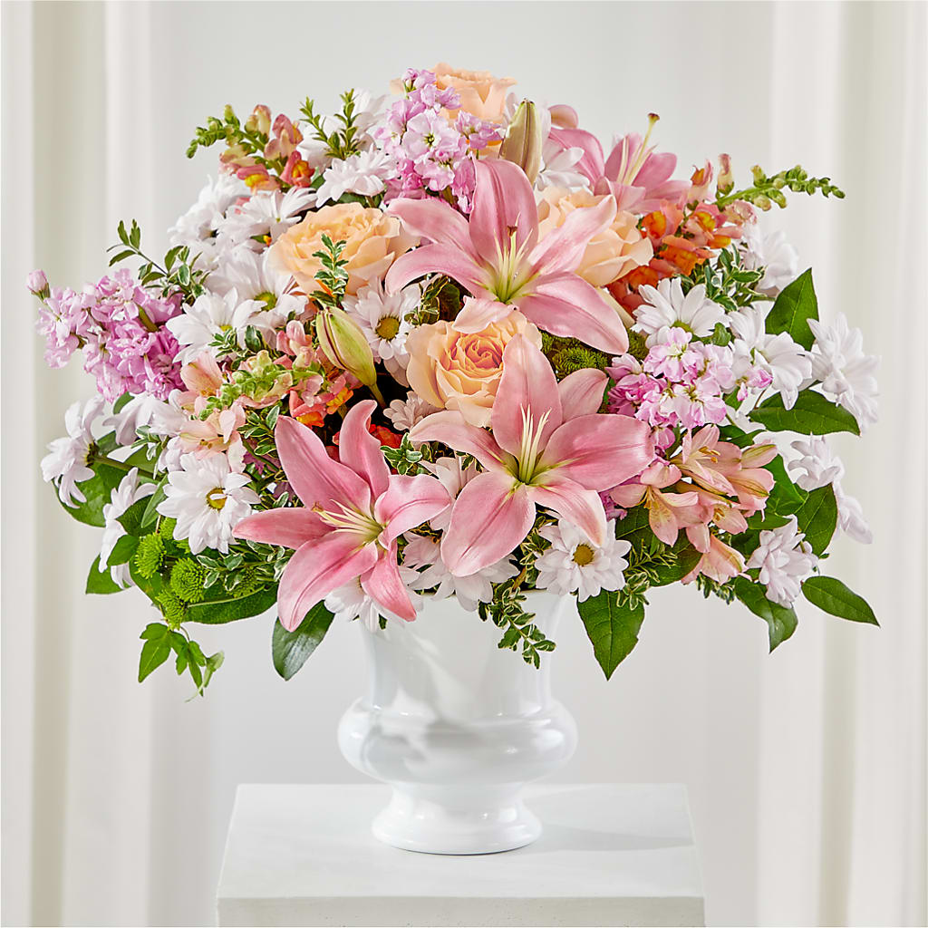 Heartfelt Gesture Urn Arrangement – LULU & J FLOWERS, Orange CA