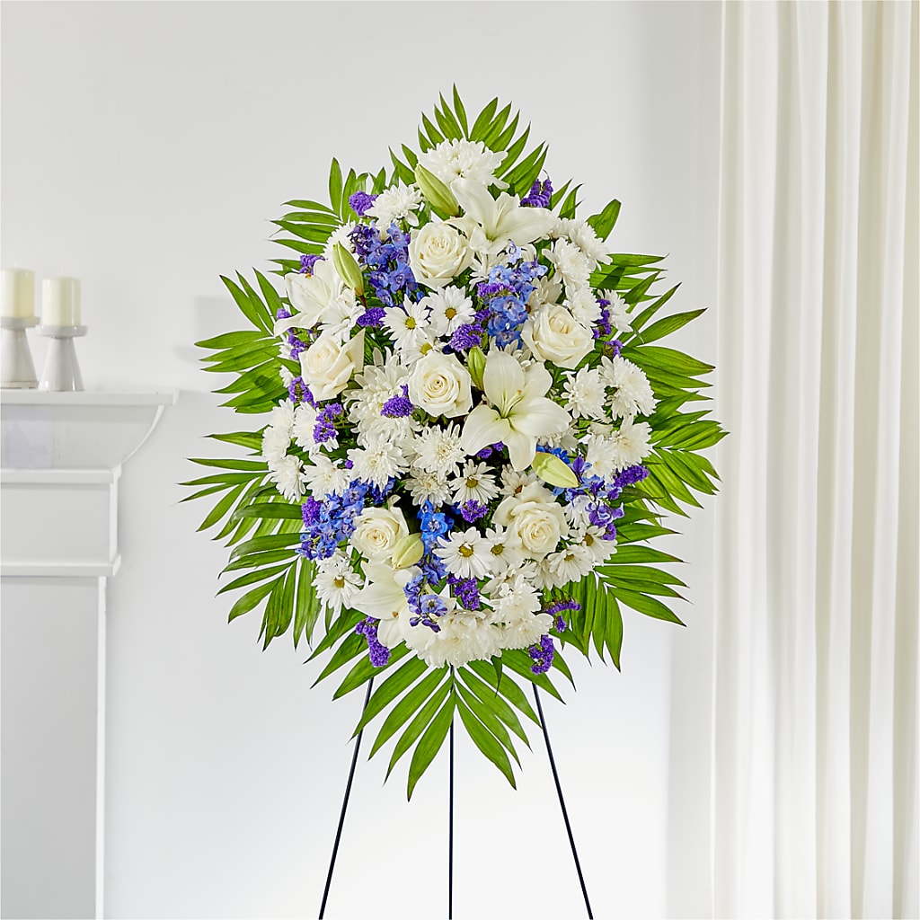 At Rest Standing Spray – LULU & J FLOWERS, Orange CA