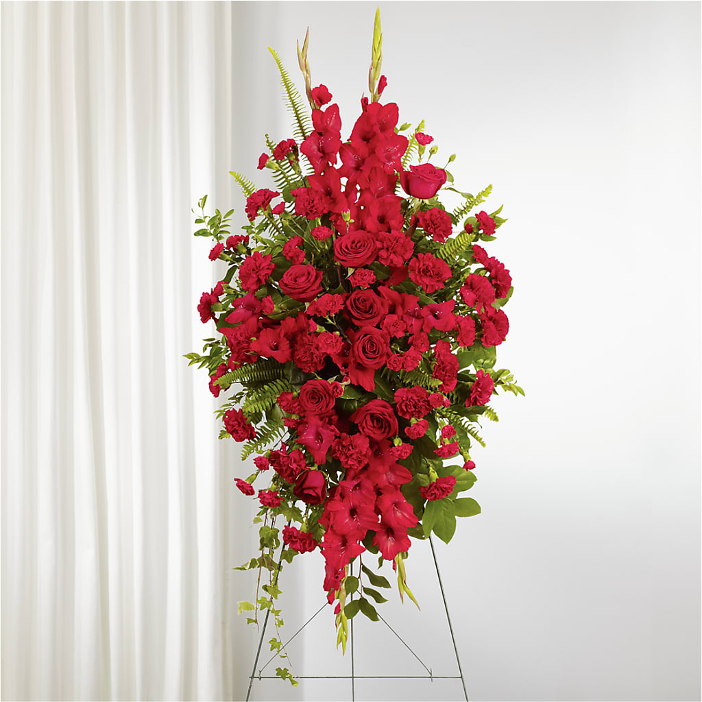 From the Heart Standing Spray – LULU & J FLOWERS, Orange CA