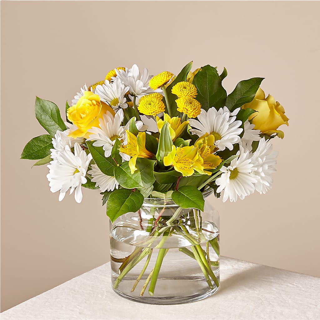 Sunny Sentiments Bouquet – LULU & J FLOWERS, Orange CA