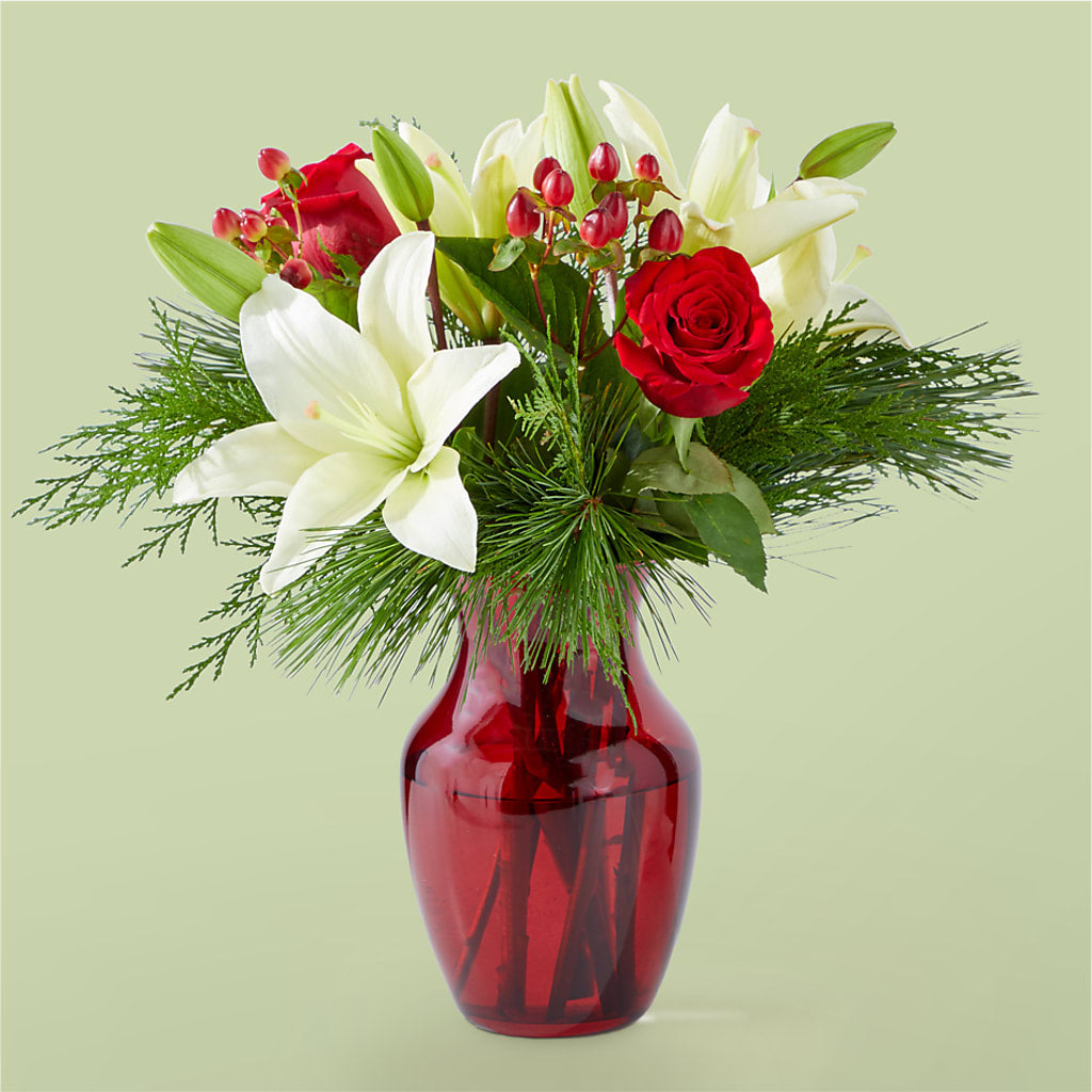 Evergreen Delight Bouquet – LULU & J FLOWERS, Orange CA