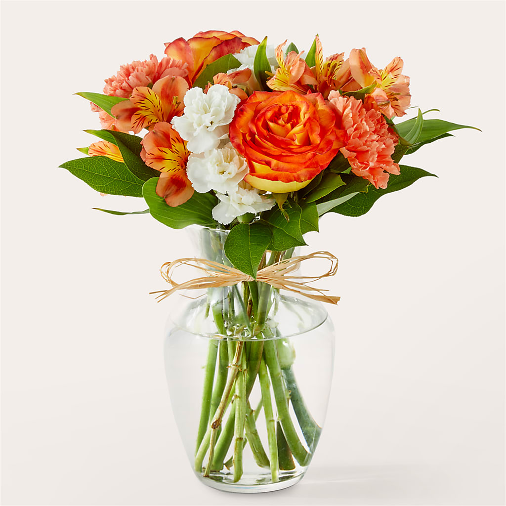 Apricot Glow Bouquet – LULU & J FLOWERS, Orange CA