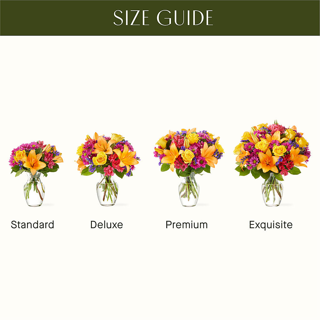 Colorful Visions Bouquet – LULU & J FLOWERS, Orange CA