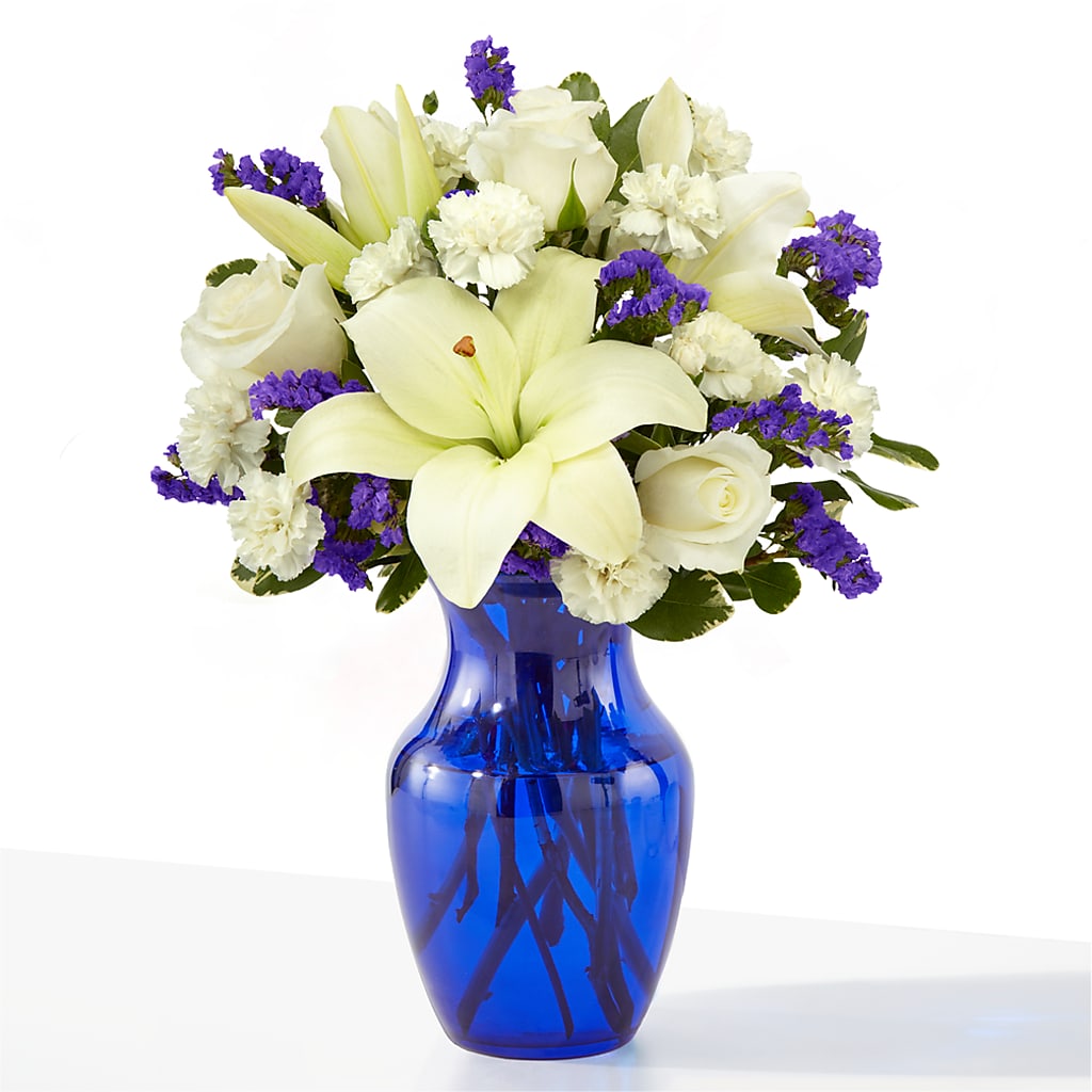 Sapphire Rush Bouquet – LULU & J FLOWERS, Orange CA