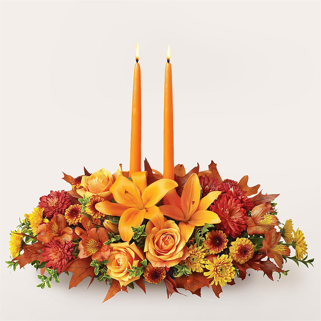 Traditions Centerpiece – LULU & J FLOWERS, Orange CA