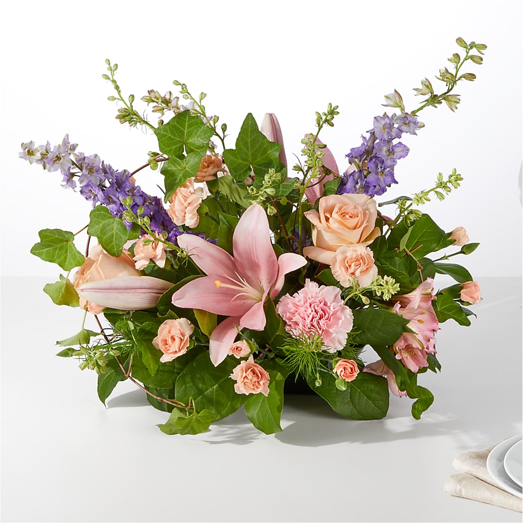 Blossom Time Centerpiece – LULU & J FLOWERS, Orange CA