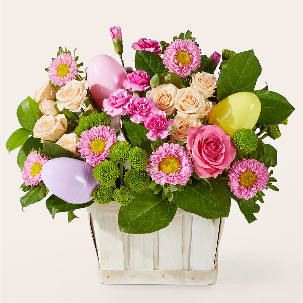 Get Eggcited Basket – LULU & J FLOWERS, Orange CA