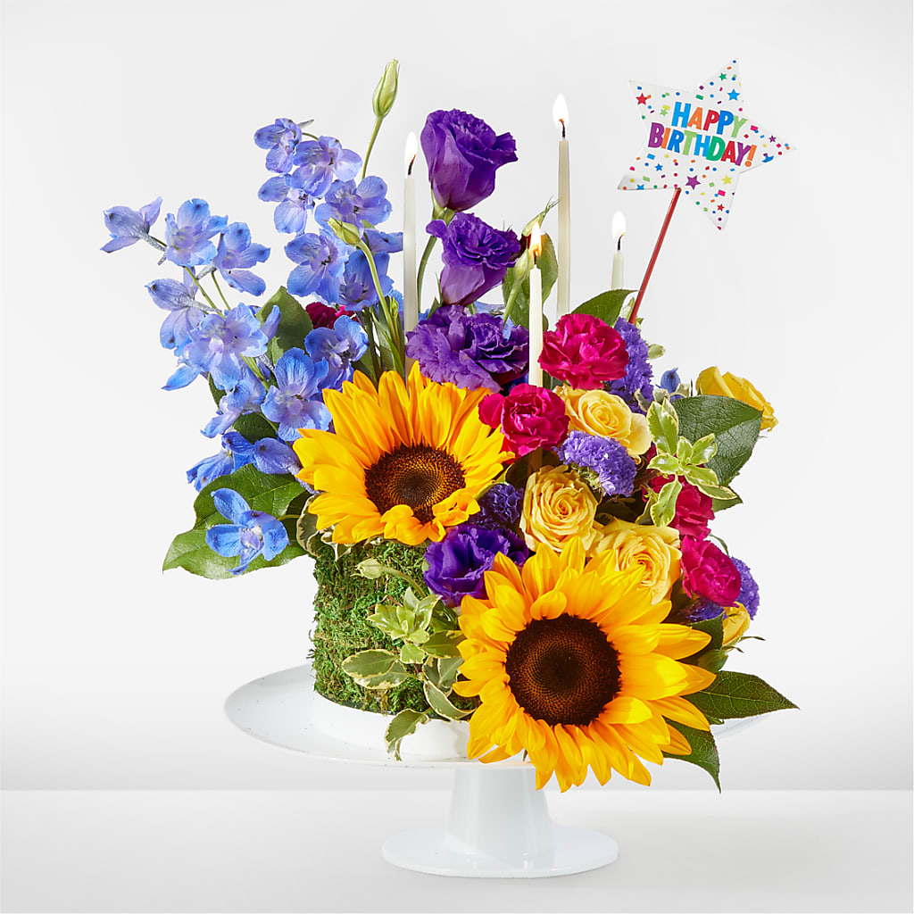 Star of the Day Floral Cake – LULU & J FLOWERS, Orange CA