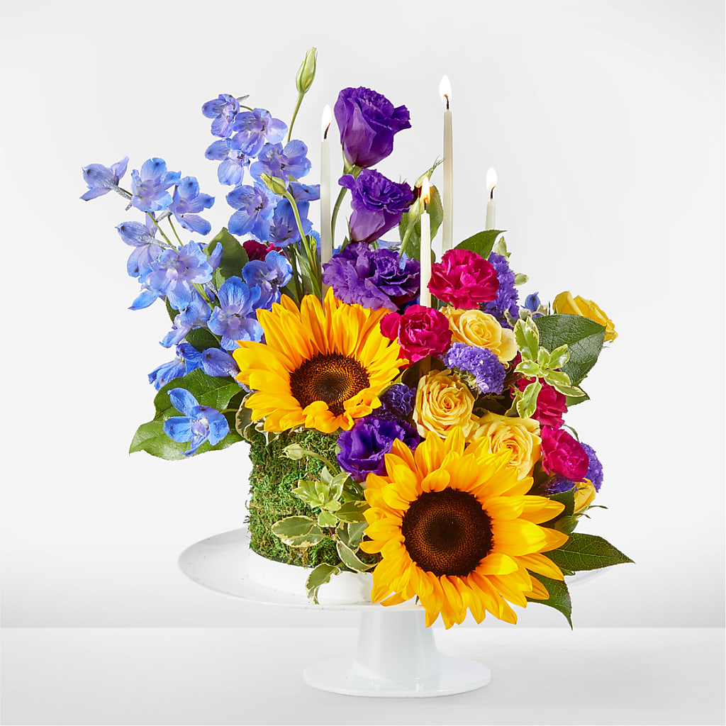 Star of the Day Floral Cake – LULU & J FLOWERS, Orange CA