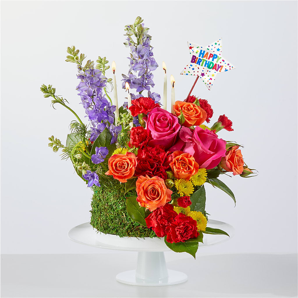 Best Year Yet Floral Cake – LULU & J FLOWERS, Orange CA