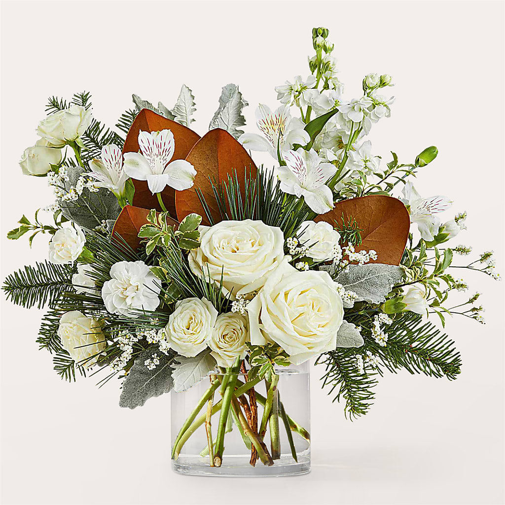 Fresh Snowfall Bouquet – LULU & J FLOWERS, Orange CA