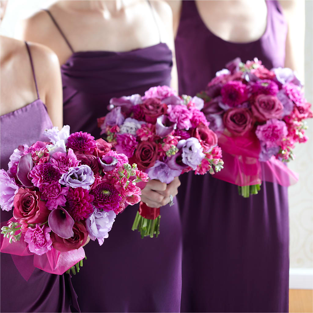 Bridesmaid's Garden Bouquet – LULU & J FLOWERS, Orange CA