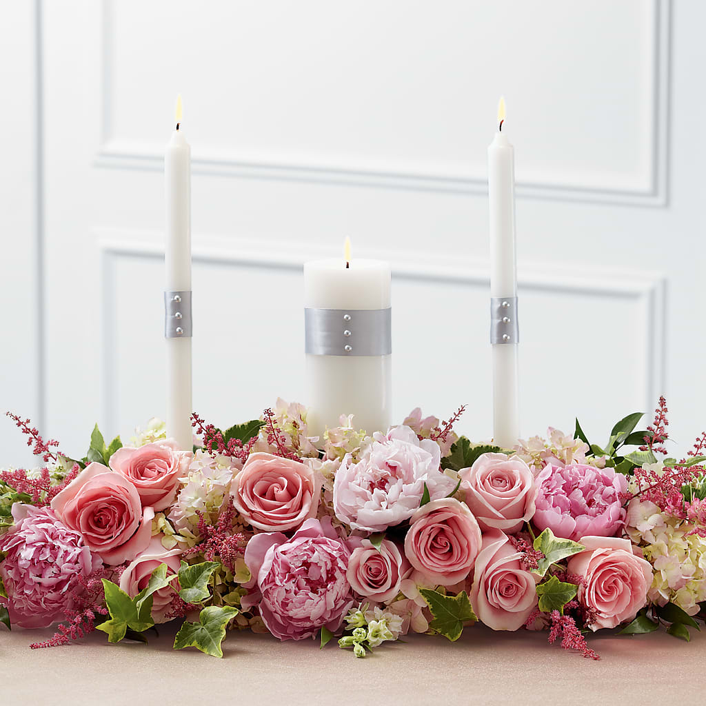 Worldwide Romance Unity Candle Arrangement – LULU & J FLOWERS, Orange CA