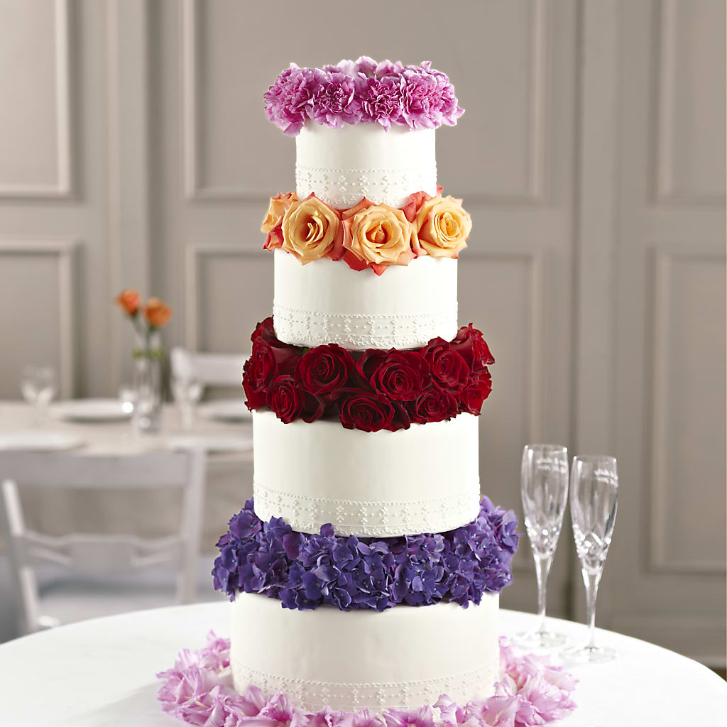 Infinite Love Cake Décor – LULU & J FLOWERS, Orange CA