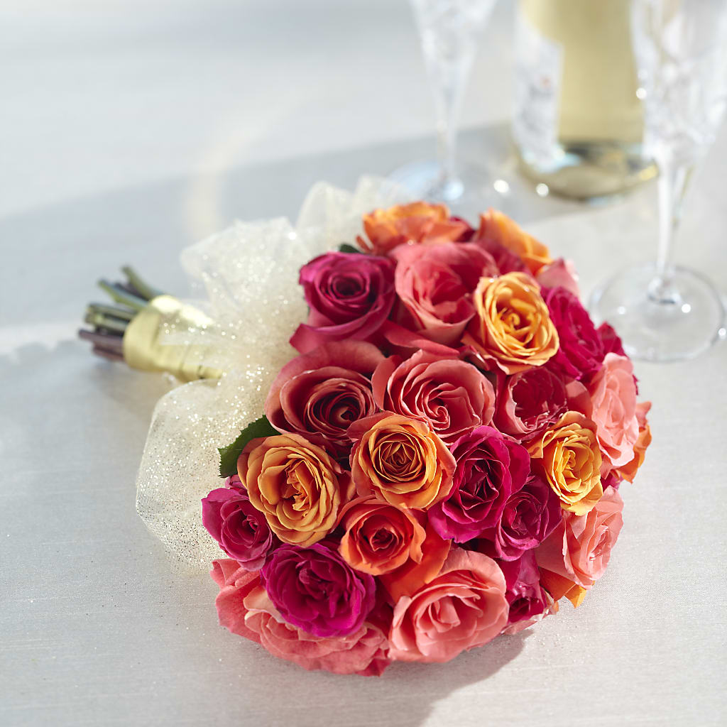 Sweet Roses Bouquet – LULU & J FLOWERS, Orange CA