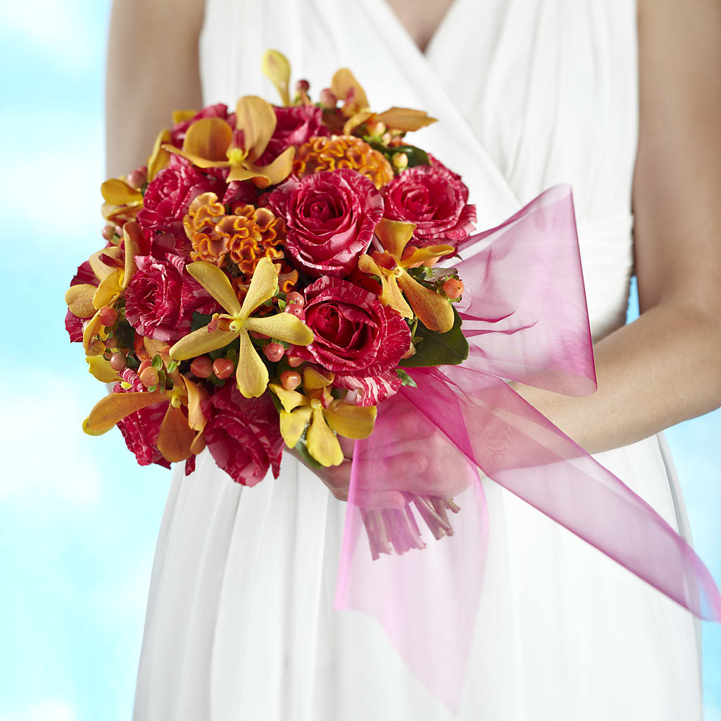 Brilliant Shades of Love Bouquet – LULU & J FLOWERS, Orange CA